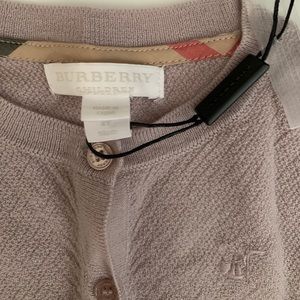 Toddler Girls 2T Burberry Button Down Cardigan